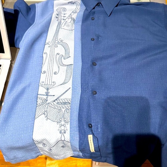 🌴Stunning and Stylish CUBAVERA Men's Short Sleeve Shirt - Size M - Picture 1 of 16